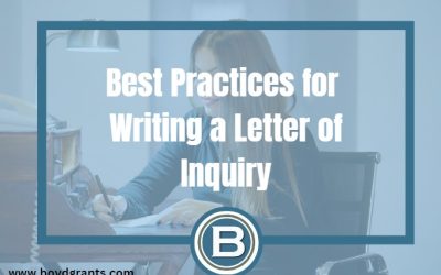 Best Practices for Writing a Letter of Inquiry