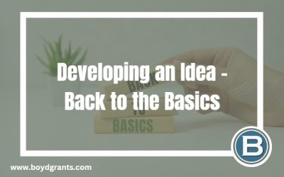 Developing and Idea: Back to the Basics