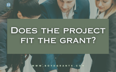 Does the project fit the grant?