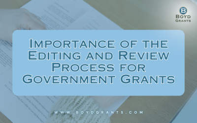 Importance of the Editing and Review Process for Government Grants